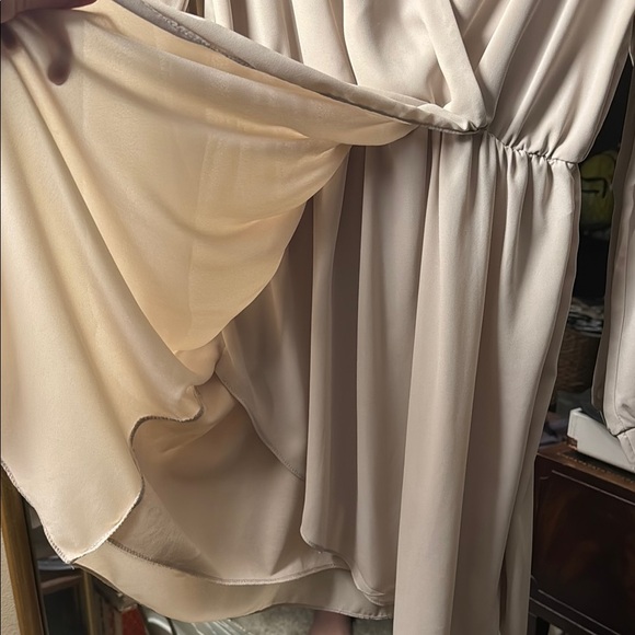 Dottie Couture Cream Wrap Blouse - Picture 5 of 6